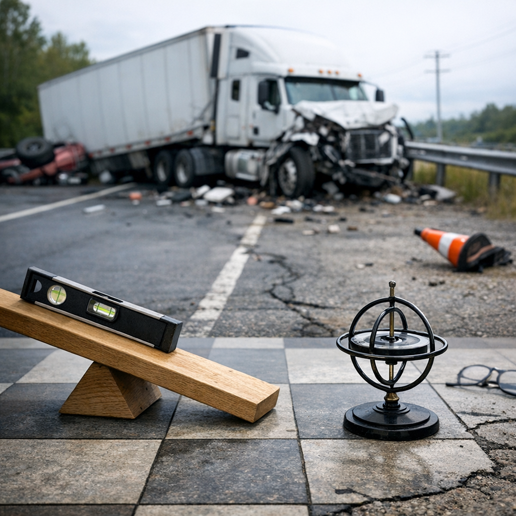 balance issues truck injury illustration for Balance issues after head trauma truck crashes
