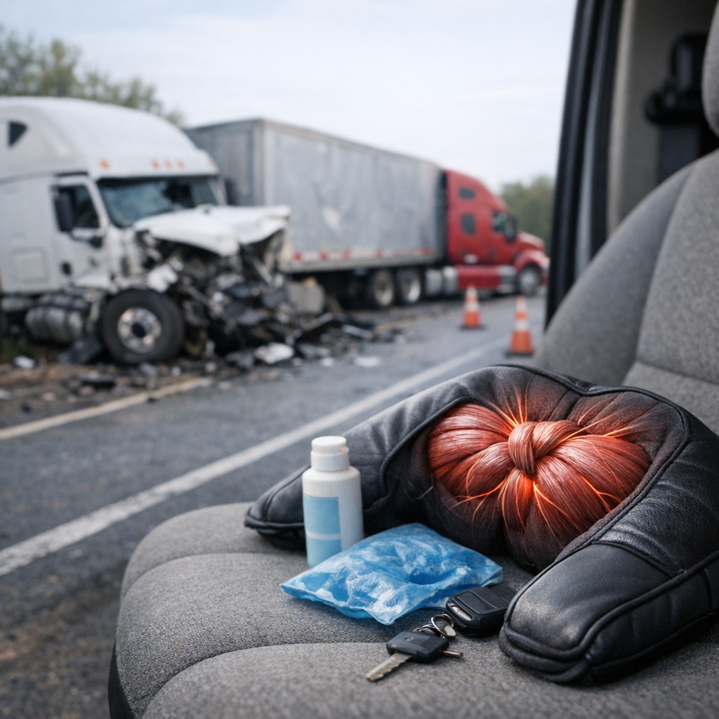 muscle tension big rig illustration for Chronic muscle tension after big rig crashes