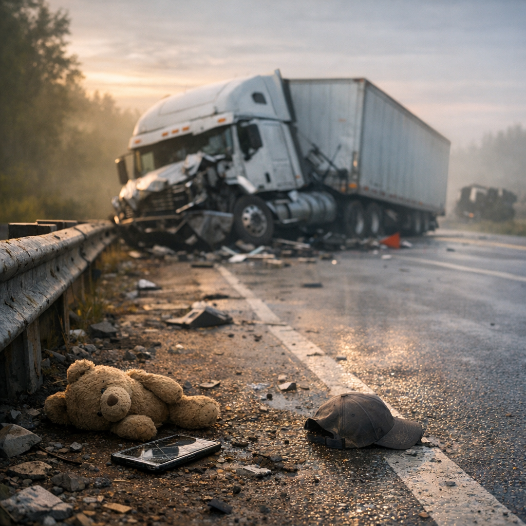 emotional effects fatal truck illustration for Emotional effects of fatal truck accidents