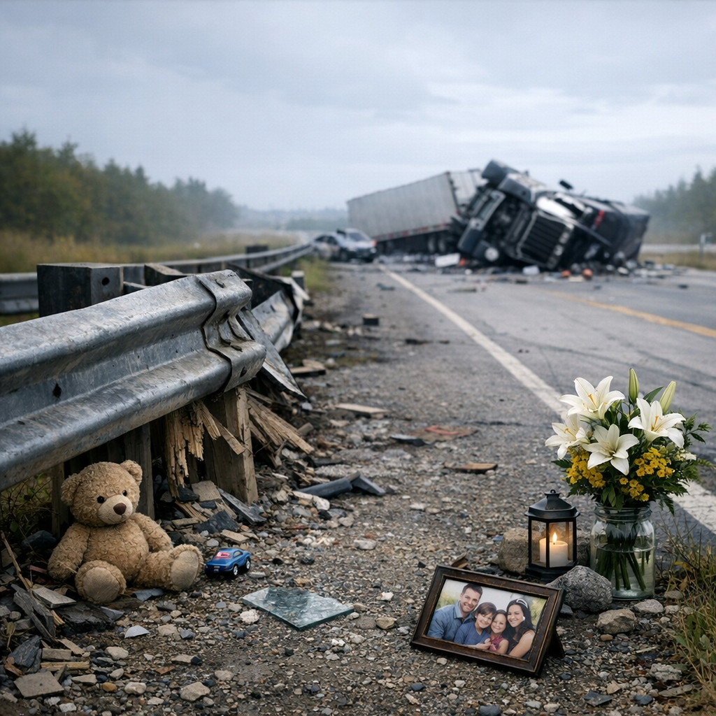 family resilience fatal semi illustration for Family resilience after fatal semi accidents