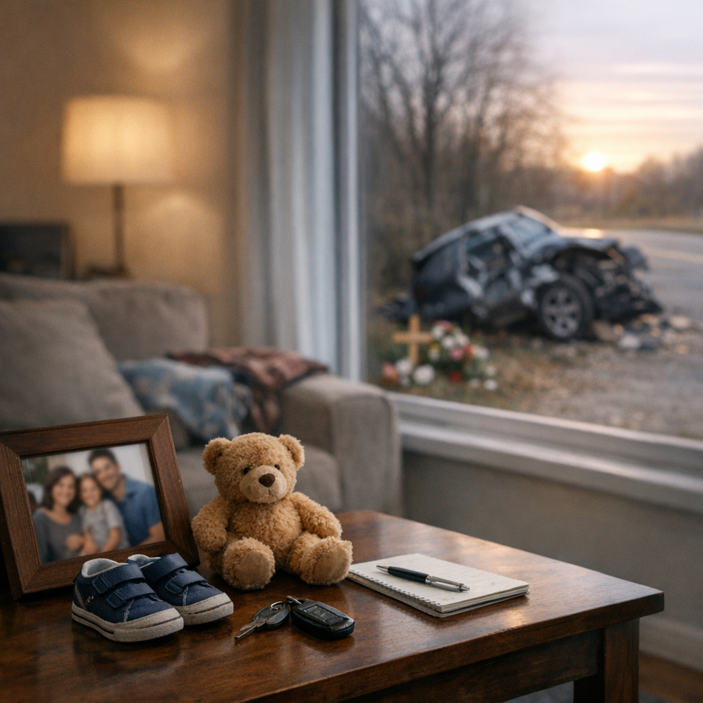 family adjustment fatal crash illustration for Long term family adjustment after fatal crashes