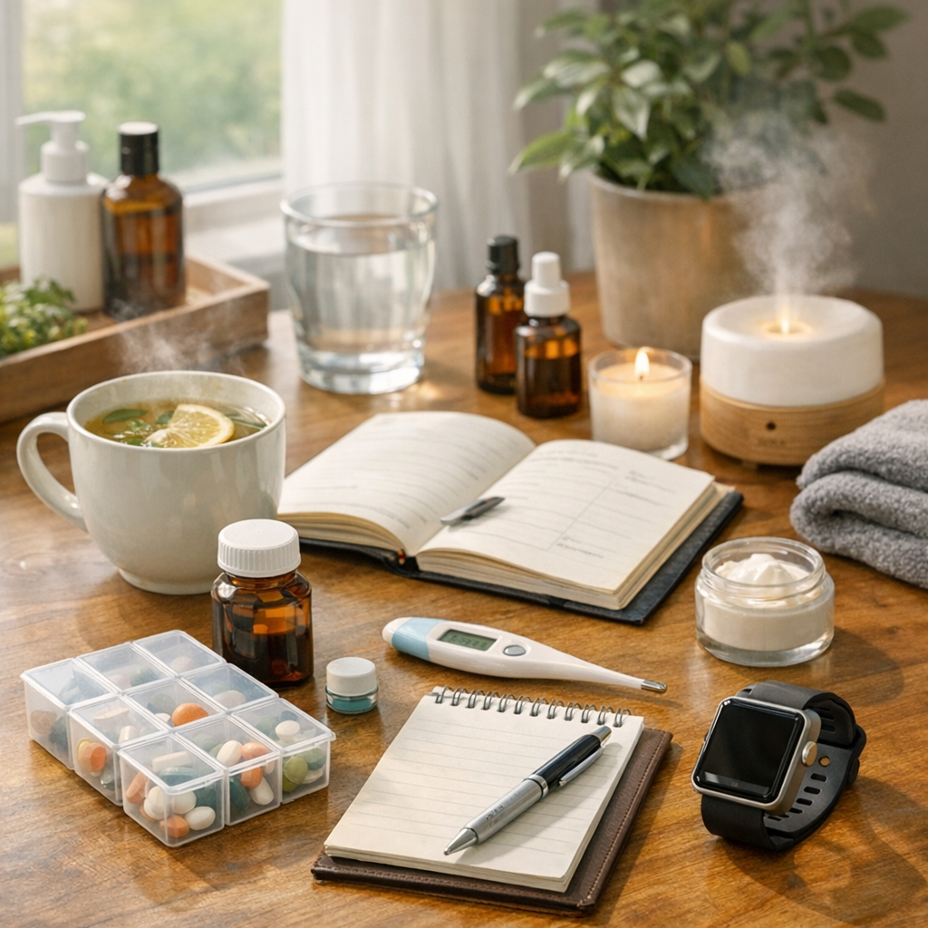 chronic symptom management illustration for Managing chronic symptoms during recovery