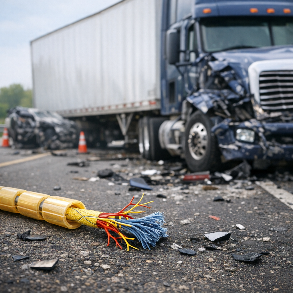 nerve damage big rig illustration for Nerve damage from big rig accidents