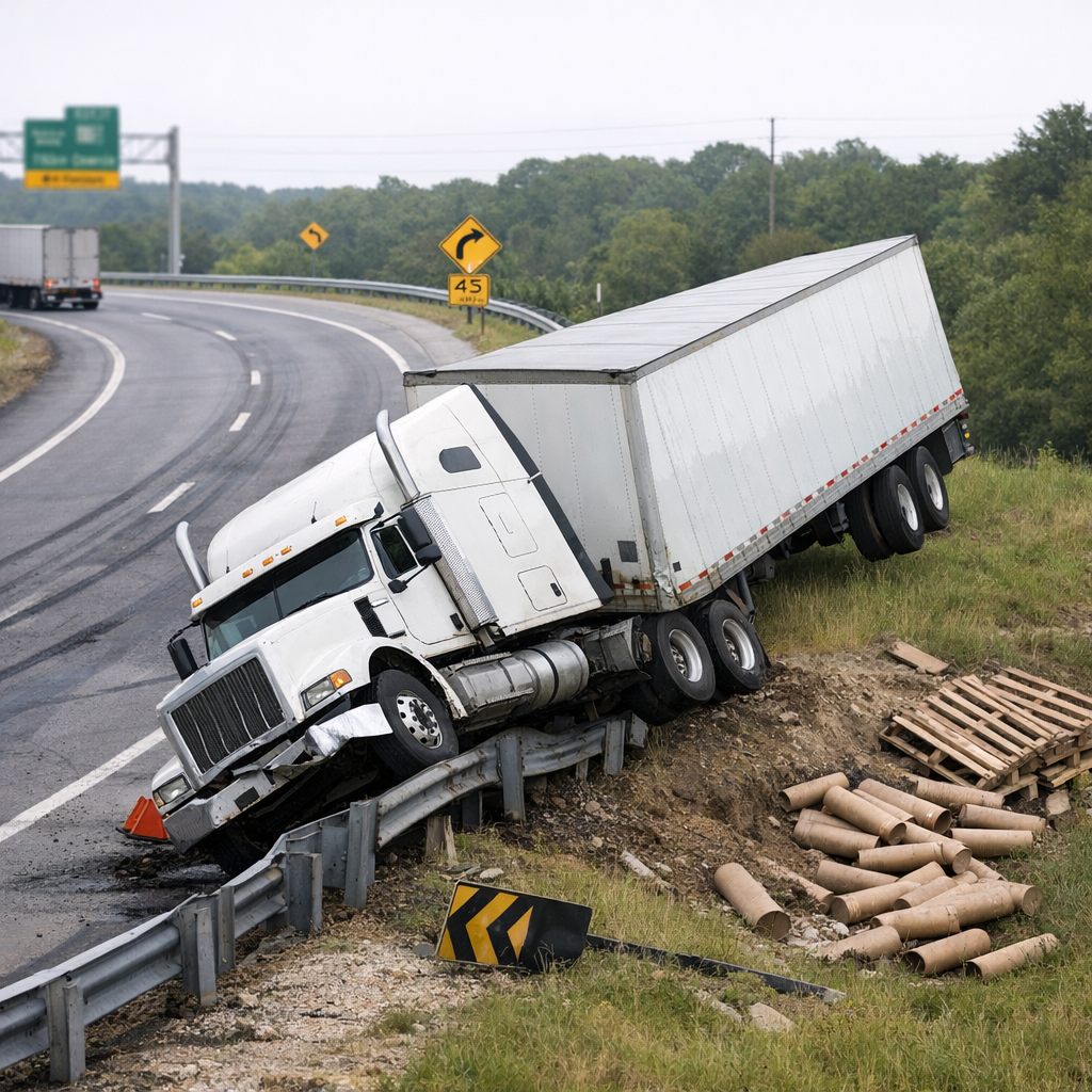 overconfidence trucking illustration for Overconfidence in commercial driving