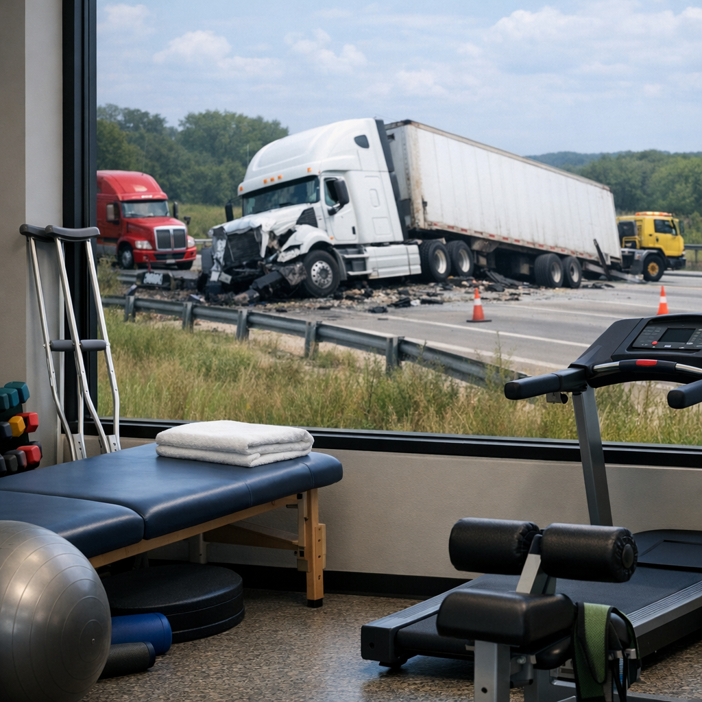 rehab programs semi crash illustration for Rehabilitation programs after semi crashes