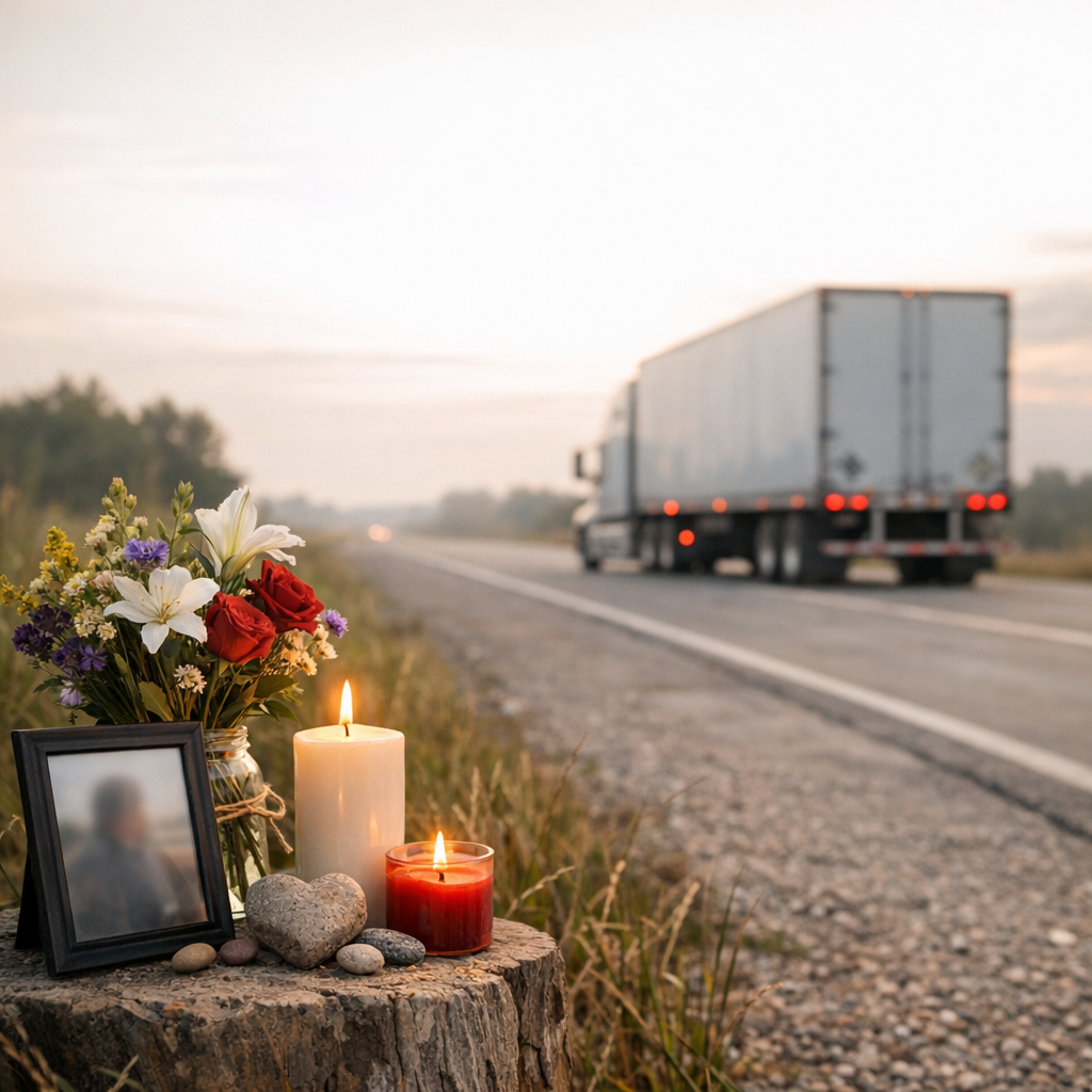 remembering loved ones sudden loss illustration for Remembering loved ones after sudden truck fatalities