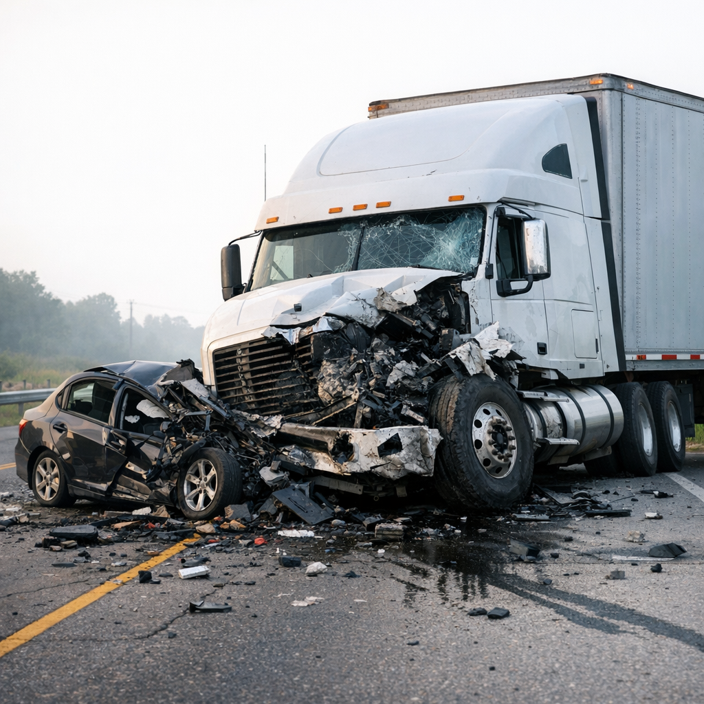 fatal truck impact illustration for Understanding fatal truck accident impact