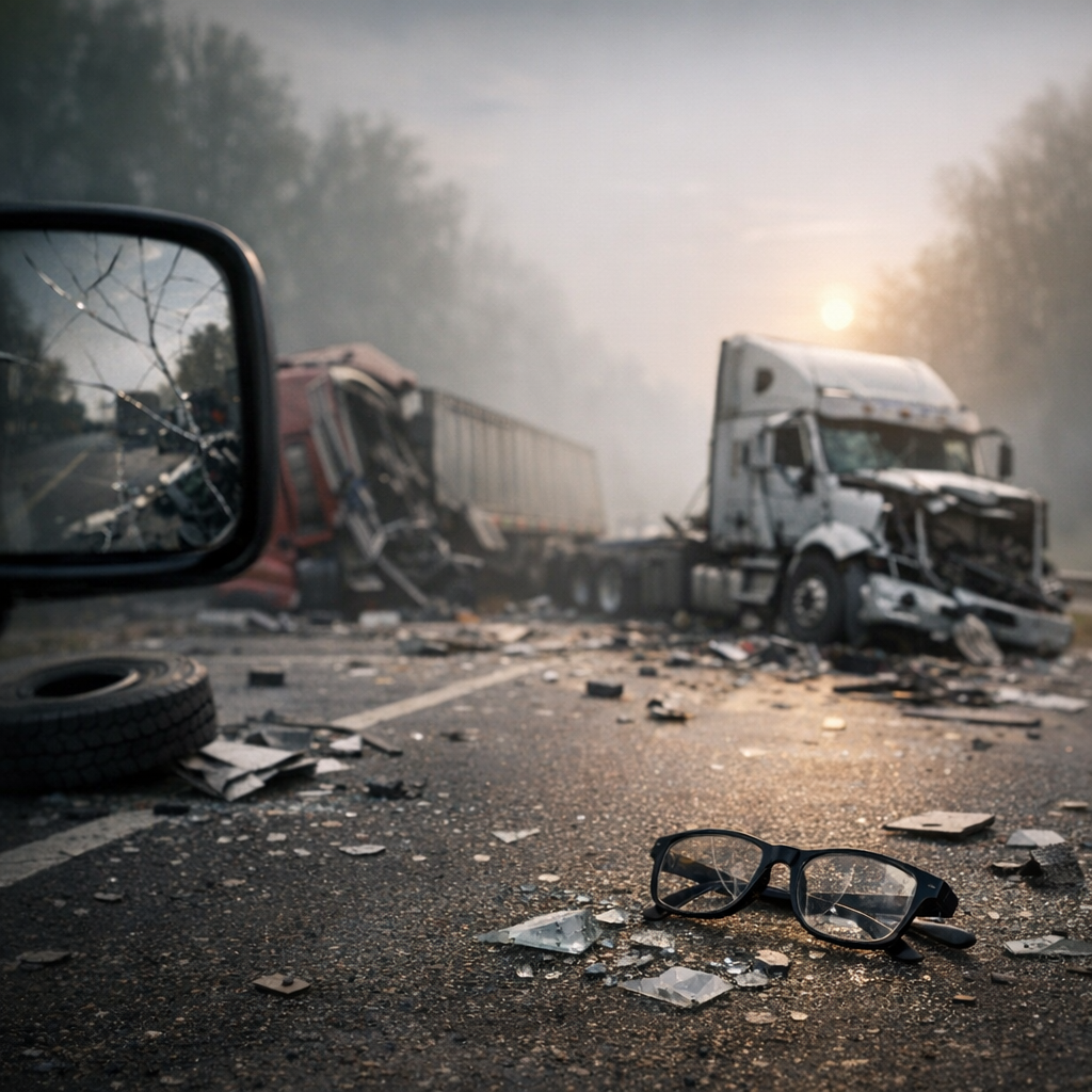 mental changes truck crash illustration for What changes mentally after serious truck accidents