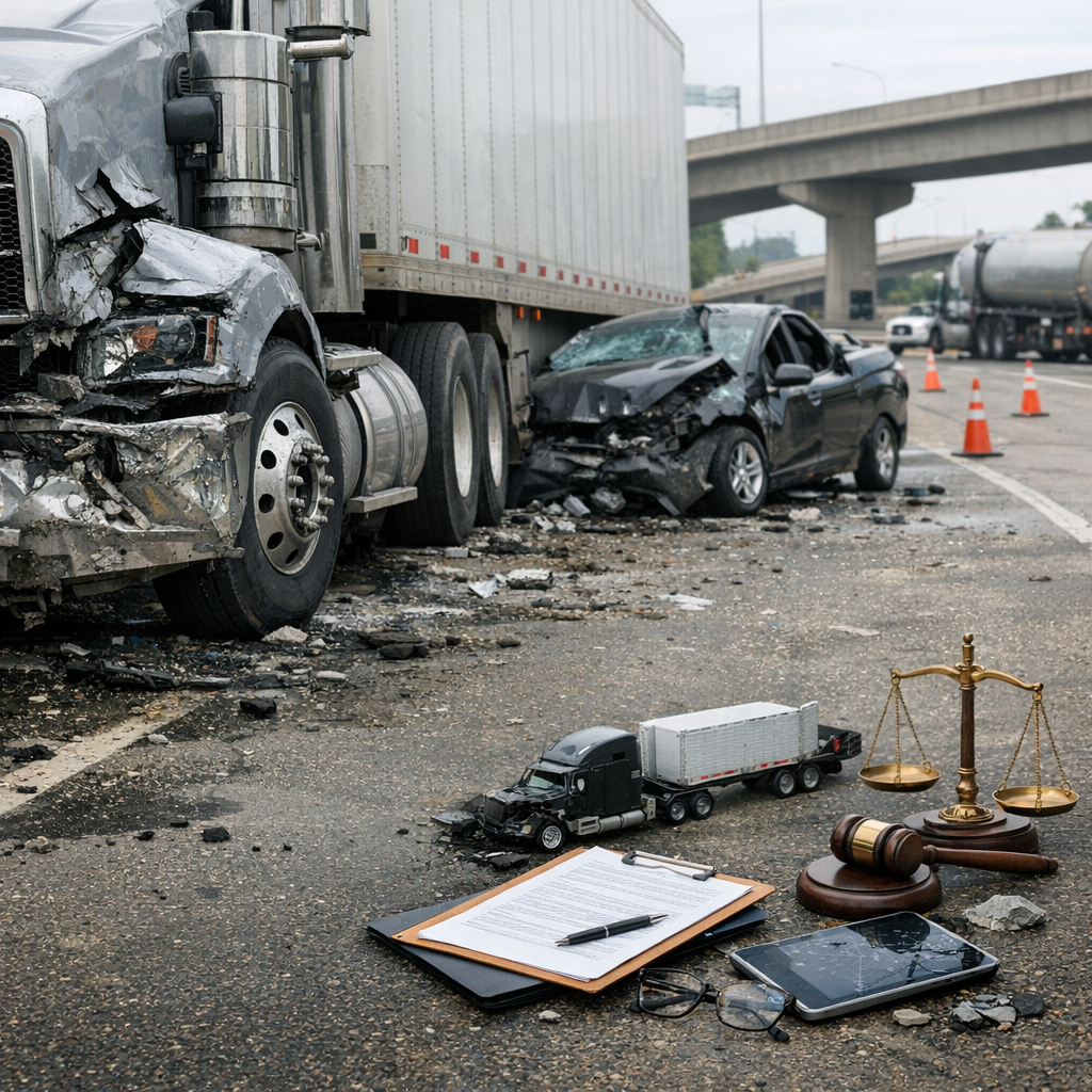 complex semi truck injuries illustration for What makes semi truck injuries complex