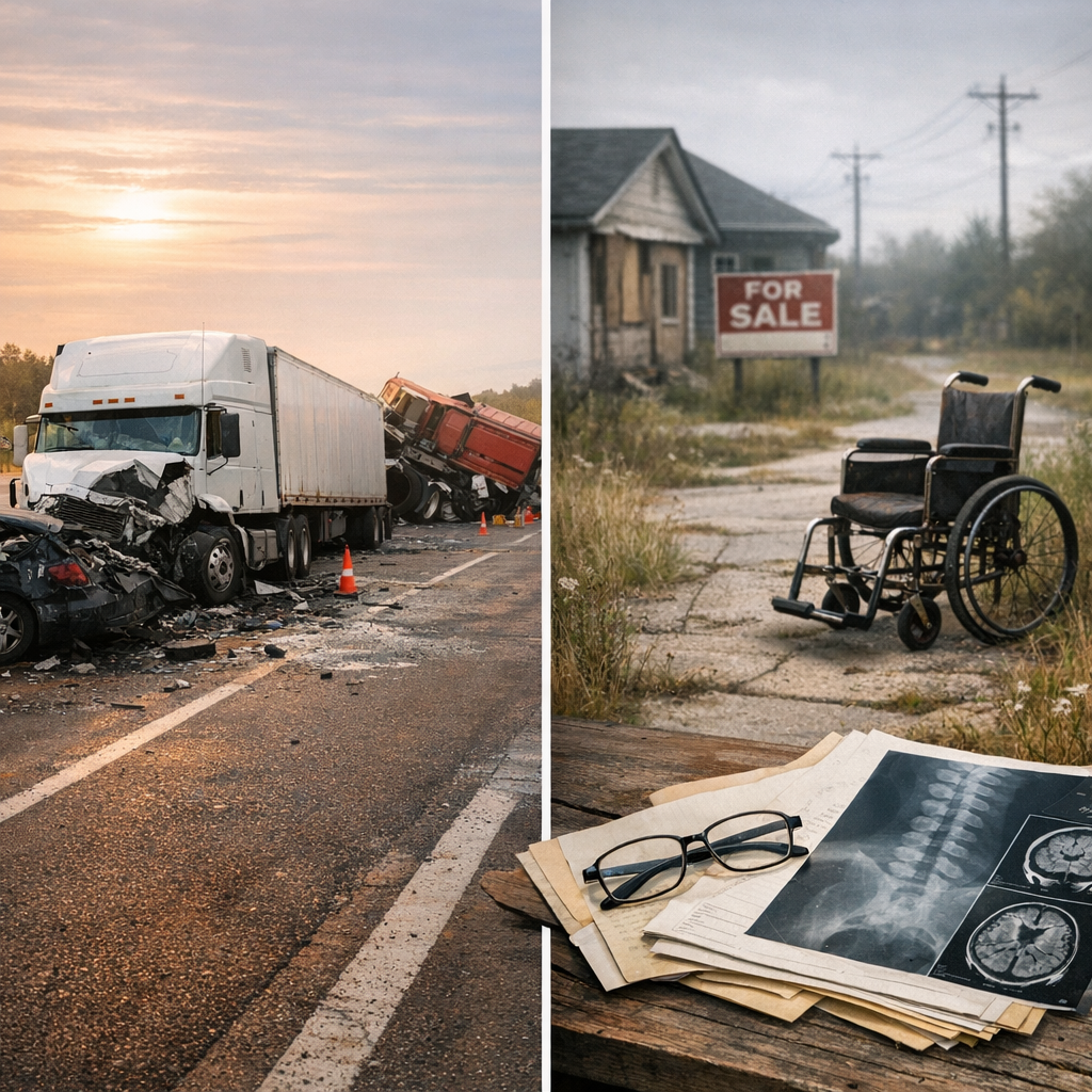 long term effects truck accident illustration for Why do truck accidents cause long-term effects