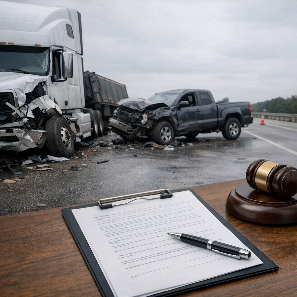 survival action truck accident illustration for Certainly! Here are some engaging headline options: - "Unpacking Survival Act
