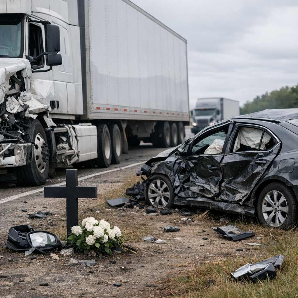 fmcsa violation wrongful death truck illustration for Sure! Here are some engaging headlines: 1. Uncovering the Link: FMCSA V