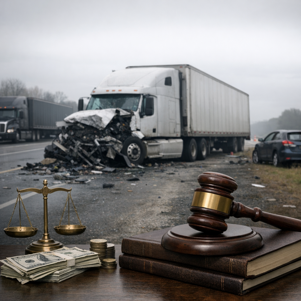 punitive damages truck accident death illustration for Sure! Here's an engaging headline: "Unlocking Justice: Punitive Damage