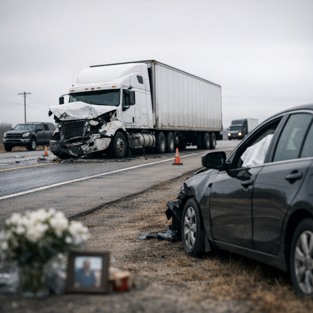 wrongful death eligibility truck accident illustration for Uncovering Wrongful Death Eligibility: Your Guide to Truck Acciden