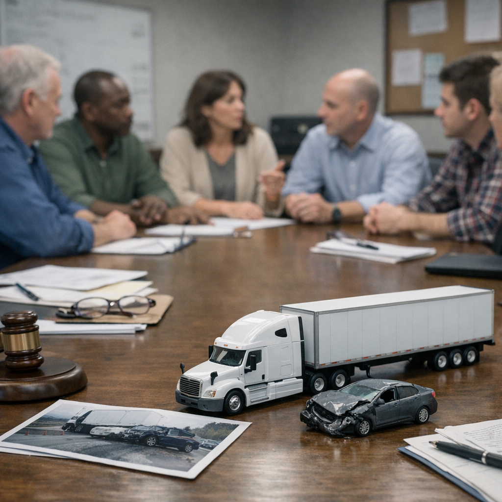 jury decision wrongful death truck illustration for - Unlocking the Verdict: Secrets to Jury Decisions in Wrongful Death Truc