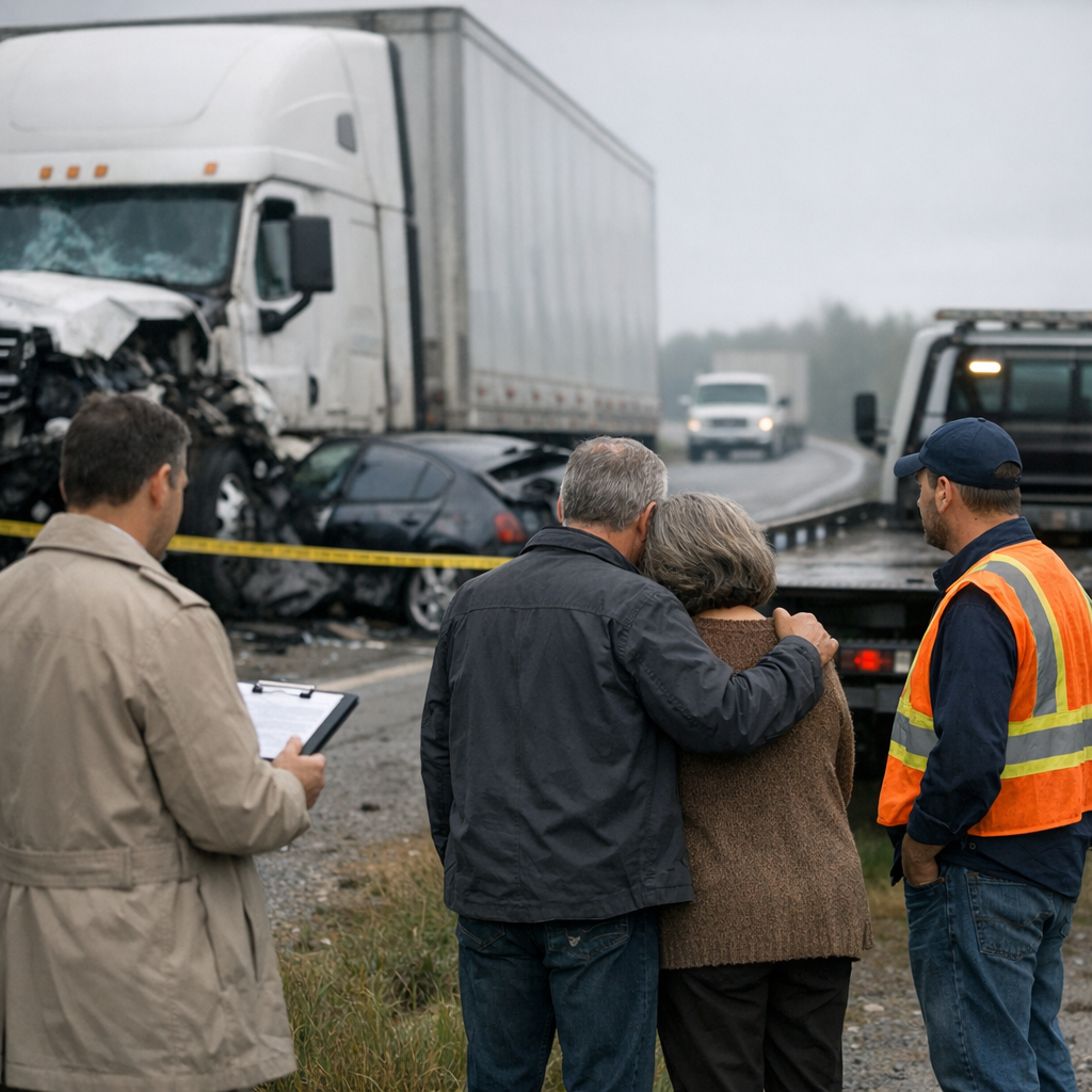 third party wrongful death truck illustration for - Unveiling Third Party Roles in Truck Accident Wrongful Death - Decoding T