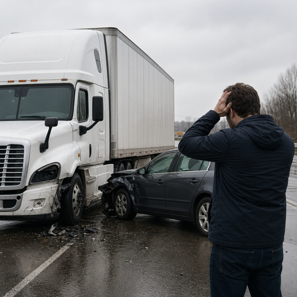 long term costs truck crash illustration for Long term cost concerns following truck crashes