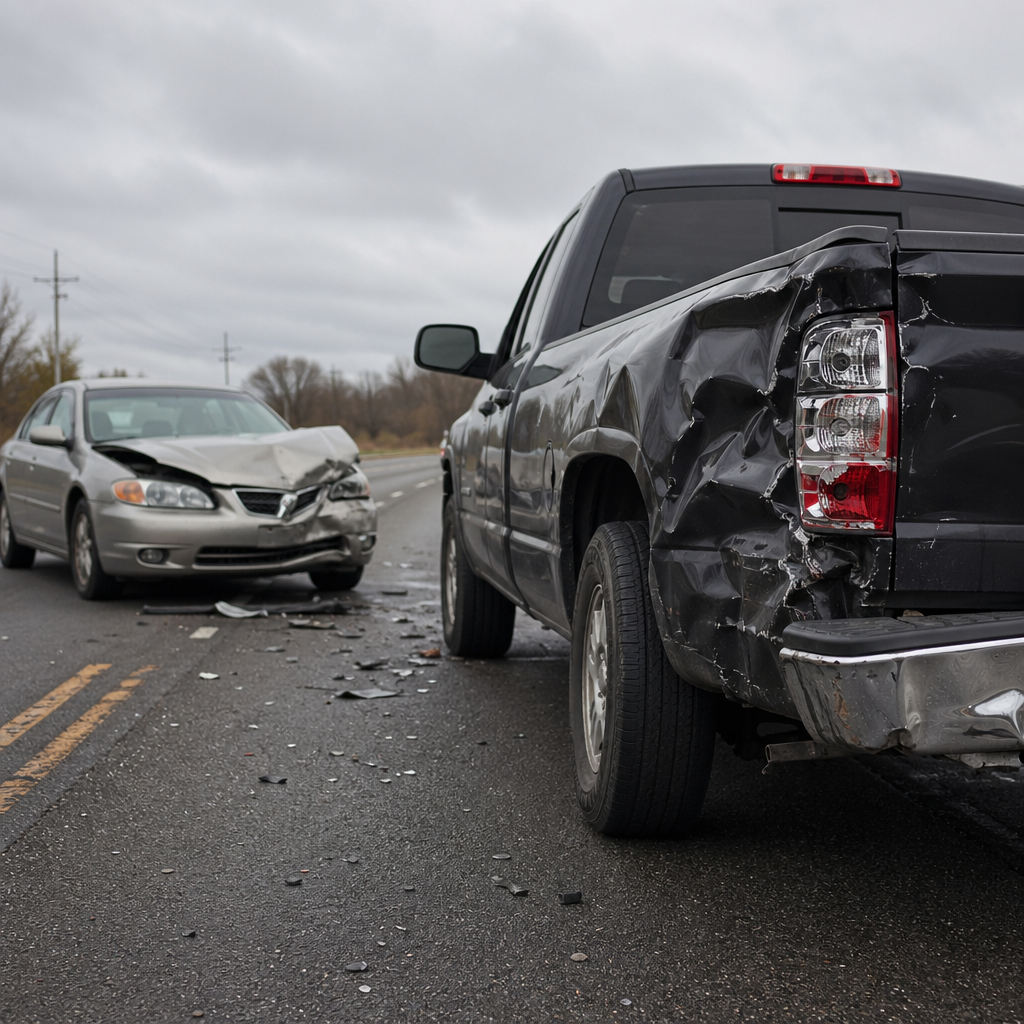 repair cost vs total impact truck accident illustration for Observations about repair costs versus overall impact